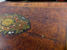 Load image into Gallery viewer, Antique French Napoleon III Marquetry Inlay 13&quot; Ecritoire Writer&#39;s Box Boulle
