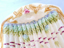 Load image into Gallery viewer, Antique French Majolica Asparagus Server Serving Platter c.1800&#39;s
