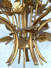 Load image into Gallery viewer, Gorgeous Gilded Chandelier Roses Ceiling 70&#39;s Regency Mid Century HANS KOGL sty.
