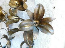 Load image into Gallery viewer, Gorgeous Gilded Brass Wall Light Sconce 70&#39;s Regency Mid Century HANS KOGL style
