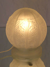 Load image into Gallery viewer, Gorgeous vintage French ART DECO Lamp or Ceiling- Molded Glass Ball
