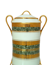 Load image into Gallery viewer, Gorgeous Sugar Box Empire Gilded Palmettes by LEGLE Limoges Porcelain
