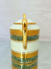 Load image into Gallery viewer, Gorgeous Sugar Box Empire Gilded Palmettes by LEGLE Limoges Porcelain
