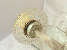 Load image into Gallery viewer, Antique Pair Italian Sconces Wall Light Murano Mirror 1930 Venitian Blown Glass
