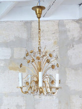 Load image into Gallery viewer, PALWA Palmer &amp; Walter Ceiling Light Hollywood Regency Mid Century Chandelier 70&#39;
