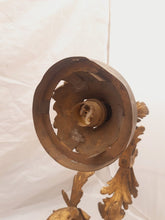 Load image into Gallery viewer, XL Large Antique PAIR French Gilt Bronze Rococo 19TH Wall Light Sconce Louis XV
