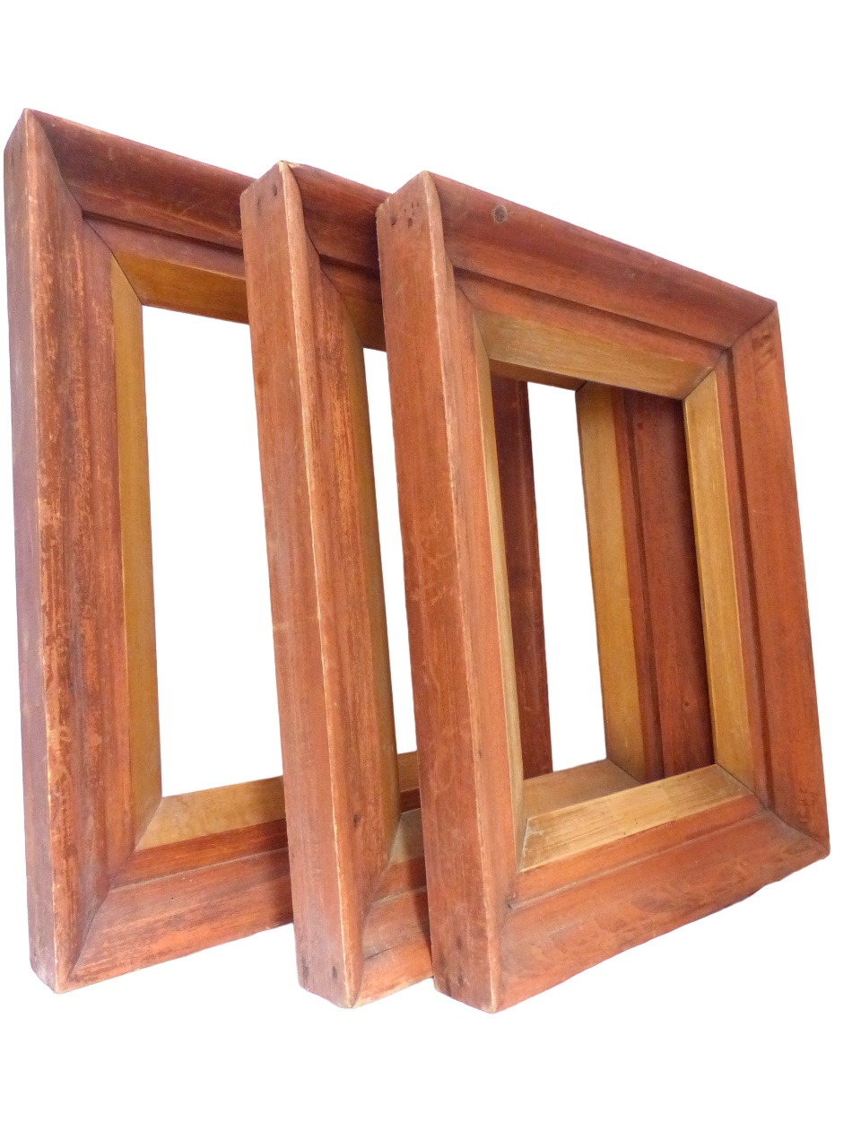 Gorgeous set 3x Antique colored Wood Frame 24x20