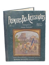 Load image into Gallery viewer, Antique French Paper Cover &quot;Premiers Pas Artistiques&quot; Late 19TH - Advertisings
