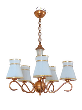 Load image into Gallery viewer, Vinatge French Modernist Ceiling Suspension Chandelier 1950 PETITOT Styl Diabolo
