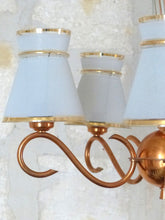 Load image into Gallery viewer, Vinatge French Modernist Ceiling Suspension Chandelier 1950 PETITOT Styl Diabolo
