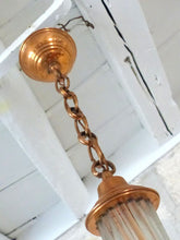 Load image into Gallery viewer, Vinatge French Modernist Ceiling Suspension Chandelier 1950 PETITOT Styl Diabolo
