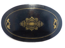 Load image into Gallery viewer, Rare Large Napoleon 3 Antique French Jardiniere Planter Zinc Tray Inlaid 19TH
