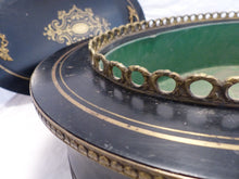 Load image into Gallery viewer, Rare Large Napoleon 3 Antique French Jardiniere Planter Zinc Tray Inlaid 19TH
