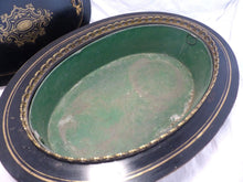 Load image into Gallery viewer, Rare Large Napoleon 3 Antique French Jardiniere Planter Zinc Tray Inlaid 19TH
