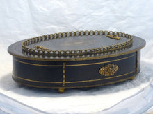 Load image into Gallery viewer, Rare Large Napoleon 3 Antique French Jardiniere Planter Zinc Tray Inlaid 19TH
