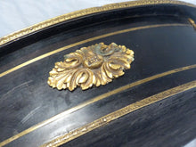 Load image into Gallery viewer, Rare Large Napoleon 3 Antique French Jardiniere Planter Zinc Tray Inlaid 19TH
