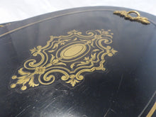 Load image into Gallery viewer, Rare Large Napoleon 3 Antique French Jardiniere Planter Zinc Tray Inlaid 19TH
