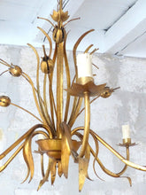 Load image into Gallery viewer, 27&quot; HANS KOGL Large Ceiling 70&#39;s Hollywood Regency Mid Century Chandelier JANSEN
