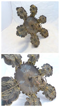 Load image into Gallery viewer, Antique French Ceiling 19TH Church Religious Chandelier Gilded Angels Crystal
