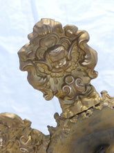 Load image into Gallery viewer, Antique French Ceiling 19TH Church Religious Chandelier Gilded Angels Crystal
