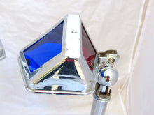 Load image into Gallery viewer, OMG Rare Pair Desk Lamp PIROUETT Art Deco Bauhaus 1930 - Red &amp; Blue Light
