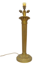 Load image into Gallery viewer, XL 23&quot; Gorgeous Antique French Table Desk Lamp Bronze 1930 Empire Style 4 Fires
