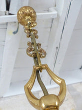 Load image into Gallery viewer, Gorgeous Vintage French 5 Arms Gilded Brass Chandelier Ceiling Bronze Louis XVI
