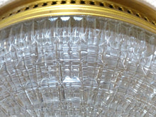 Load image into Gallery viewer, Gorgeous Vintage French Empire Ceiling D: 10&quot; Gilded Brass &amp; Glass 1960s
