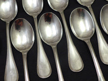 Load image into Gallery viewer, CHRISTOFLE PERLES RARE Complete Ice Cream set 12 Place settings 14pc MINT Server
