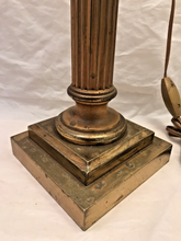 Load image into Gallery viewer, XL BACCARAT Pink Bamboo &amp; HINKS Corinthian Bronze Mount Kerosene Oil Lamp 19TH
