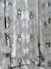 Load image into Gallery viewer, Antique Chandelier Rock Crystal Beads Purple Drops 1930 MURANO Rare
